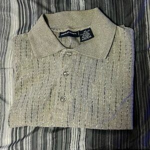 Puritan Men's Tan Polo Shirt